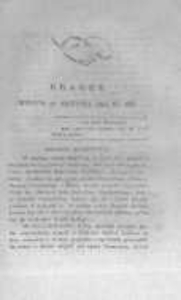 Krakus: towarzysz liberalny Pszcz&oacute;łki Krakowskiej od roku 1822. Pismo pięć razy w tydzień wychodzące, poświęcone narodowości i polityce tudzież dziennym zdarzeniom w kraju i stolicy Rzeczypospolitej Krakowskiej. 1822.08.17 Nr164