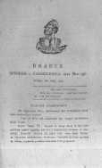 Krakus: towarzysz liberalny Pszcz&oacute;łki Krakowskiej od roku 1822. Pismo pięć razy w tydzień wychodzące, poświęcone narodowości i polityce tudzież dziennym zdarzeniom w kraju i stolicy Rzeczypospolitej Krakowskiej. 1822.10.01 Nr196