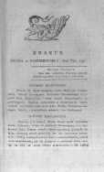 Krakus: towarzysz liberalny Pszczółki Krakowskiej od roku 1822. Pismo pięć razy w tydzień wychodzące, poświęcone narodowości i polityce tudzież dziennym zdarzeniom w kraju i stolicy Rzeczypospolitej Krakowskiej. 1822.10.02 Nr197