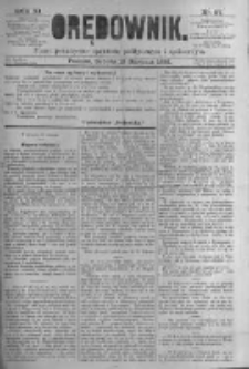 Orędownik: pismo poświęcone sprawom politycznym i spółecznym. 1881.08.13 R.11 nr97
