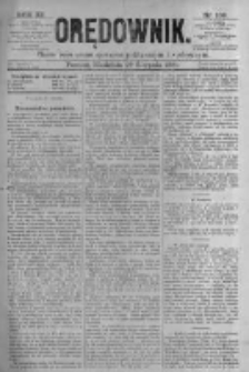 Orędownik: pismo poświęcone sprawom politycznym i sp&oacute;łecznym. 1881.08.28 R.11 nr106