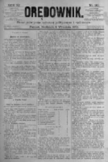 Orędownik: pismo poświęcone sprawom politycznym i sp&oacute;łecznym. 1881.09.04 R.11 nr110
