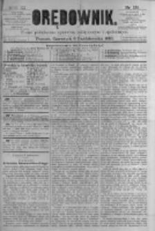 Orędownik: pismo poświęcone sprawom politycznym i spółecznym. 1881.10.06 R.11 nr128