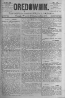 Orędownik: pismo poświęcone sprawom politycznym i spółecznym. 1881.10.18 R.11 nr135