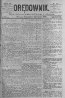 Orędownik: pismo poświęcone sprawom politycznym i sp&oacute;łecznym. 1881.11.03 R.11 nr144