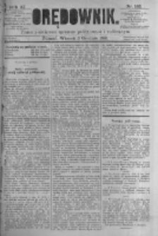 Orędownik: pismo poświęcone sprawom politycznym i spółecznym. 1881.12.06 R.11 nr163