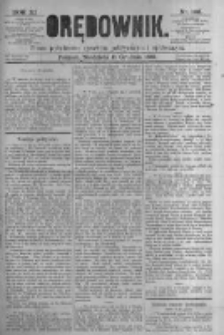 Orędownik: pismo poświęcone sprawom politycznym i spółecznym. 1881.12.11 R.11 nr166