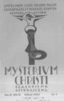 Mysterium Christi: czasopismo liturgiczne. 1931/2 R.3 nr3