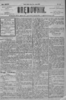 Orędownik: pismo dla spraw politycznych i społecznych 1904.06.26 R.34 Nr145