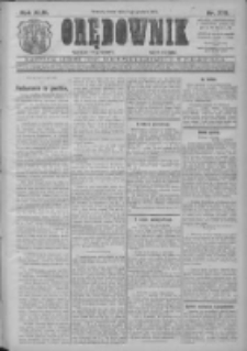 Orędownik: najstarsze ludowe pismo narodowe i katolickie w Wielkopolsce 1913.12.03 R.43 Nr278