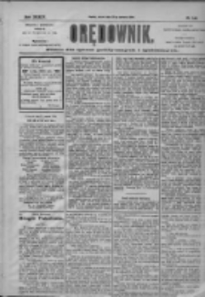 Orędownik: pismo dla spraw politycznych i społecznych 1904.06.28 R.34 Nr146