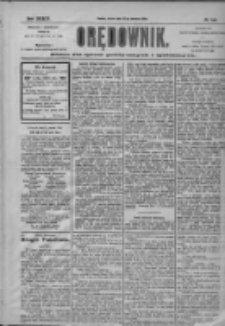 Orędownik: pismo dla spraw politycznych i społecznych 1904.06.28 R.34 Nr146