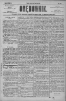 Orędownik: pismo dla spraw politycznych i społecznych 1904.07.16 R.34 Nr161