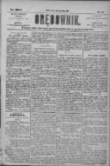 Orędownik: pismo dla spraw politycznych i społecznych 1904.07.23 R.34 Nr167