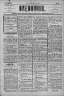 Orędownik: pismo dla spraw politycznych i społecznych 1904.08.03 R.34 Nr176