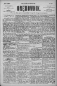 Orędownik: pismo dla spraw politycznych i społecznych 1904.10.22 R.34 Nr243