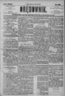Orędownik: pismo dla spraw politycznych i społecznych 1905.07.23 R.35 Nr166