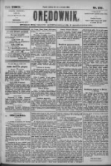 Orędownik: pismo dla spraw politycznych i społecznych 1905.09.24 R.35 Nr218