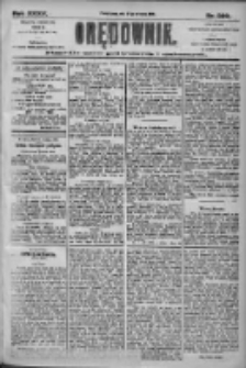 Orędownik: pismo dla spraw politycznych i społecznych 1905.09.27 R.35 Nr220