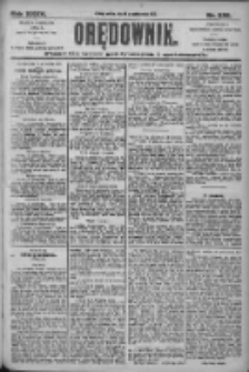 Orędownik: pismo dla spraw politycznych i społecznych 1905.10.14 R.35 Nr235