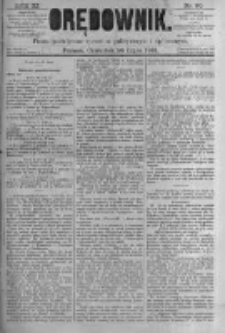 Orędownik: pismo poświęcone sprawom politycznym i spółecznym. 1881.07.28 R.11 nr90