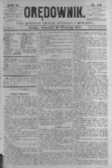 Orędownik: pismo poświęcone sprawom politycznym i spółecznym. 1881.09.29 R.11 nr124