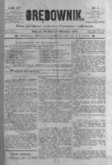 Orędownik: pismo poświęcone sprawom politycznym i spółecznym 1885.01.04 R.15 Nr3