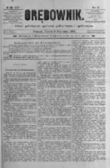Orędownik: pismo poświęcone sprawom politycznym i sp&oacute;łecznym 1885.01.09 R.15 Nr6