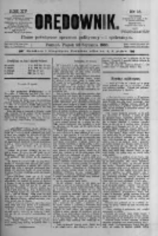 Orędownik: pismo poświęcone sprawom politycznym i spółecznym 1885.01.23 R.15 Nr18