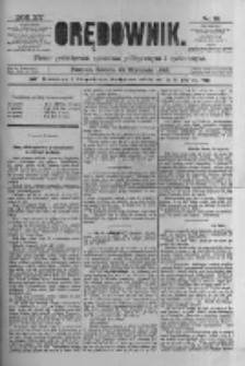 Orędownik: pismo poświęcone sprawom politycznym i sp&oacute;łecznym 1885.01.24 R.15 Nr19