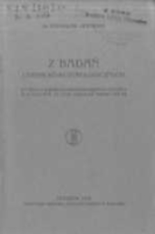 Z badań literacko-muzykologicznych