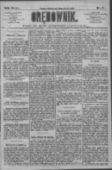 Orędownik: pismo dla spraw politycznych i społecznych 1909.01.10 R.39 Nr7