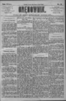 Orędownik: pismo dla spraw politycznych i społecznych 1909.01.12 R.39 Nr8