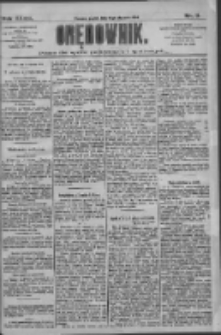 Orędownik: pismo dla spraw politycznych i społecznych 1909.01.15 R.39 Nr11