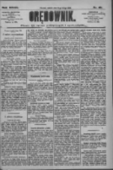 Orędownik: pismo dla spraw politycznych i społecznych 1909.02.13 R.39 Nr35