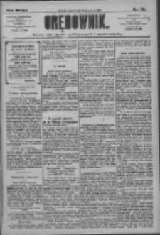 Orędownik: pismo dla spraw politycznych i społecznych 1909.03.12 R.39 Nr58