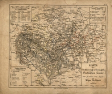 Karte der Grossherzogl. u. Herzoglich. S&auml;chsichen L&auml;nder entw. u. gez. nach Angabe des [F. W.] Streit von Walter