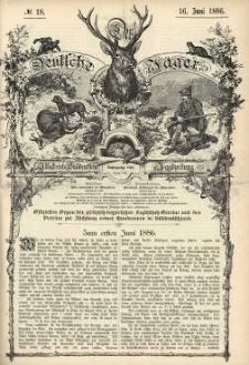 Der Deutsche Jäger 1885-1886 Nr18