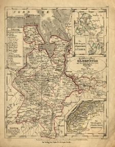 Grossherzogthum Oldenburg und das Gebieth der freien Stadt Bremen; entworf. vom [F. W.] Streit u. gez. von [...] Arno Streit. H. Herzberg gest