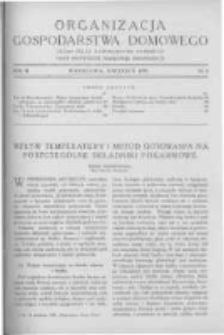 Organizacja Gospodarstwa Domowego: organ Sekcji Gospodarstwa Domowego przy Instytucie Naukowej Organizacji. 1929 R.3 nr5-6