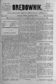 Orędownik: pismo poświęcone sprawom politycznym i sp&oacute;łecznym 1885.02.04 R.15 Nr27