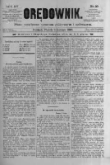 Orędownik: pismo poświęcone sprawom politycznym i spółecznym 1885.02.06 R.15 Nr29