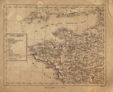 Karte von Frankreich in 4 Blättern nach den Augaben [F. W.] Streit gez. von W. Möllendorf