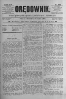 Orędownik: pismo poświęcone sprawom politycznym i sp&oacute;łecznym 1885.07.26 R.15 Nr168
