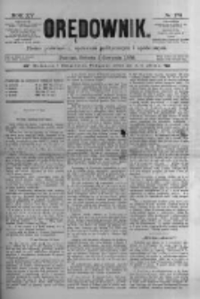 Orędownik: pismo poświęcone sprawom politycznym i spółecznym 1885.08.01 R.15 Nr173