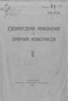 Zjednoczenie Narodowe a sprawa robotnicza