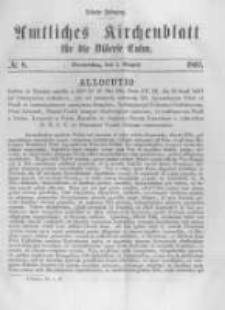 Amtliches Kirchenblatt für die Diöcese Culm. 1867.08.01 no.8