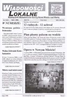 Wiadomości Lokalne 2008 R.8 Nr7(112)