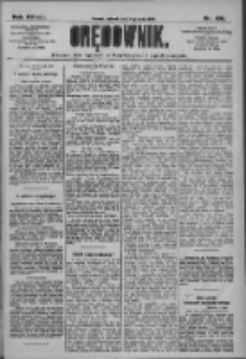 Orędownik: pismo dla spraw politycznych i społecznych 1909.05.11 R.39 Nr106