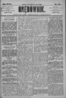 Orędownik: pismo dla spraw politycznych i społecznych 1909.06.15 R.39 Nr133